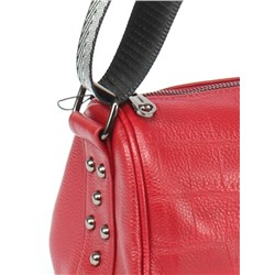 Сумка женская натуральная кожа GU 2023-K 01,  1отд+еврокарм,  плечевой ремень,  бордо 257331