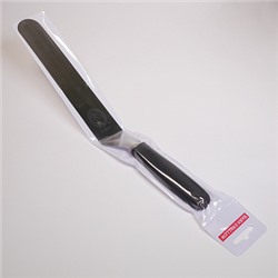 Лопатка кондитерская (палетта) изогнутая, 25 см (пластиковая ручка)