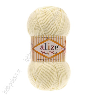 Пряжа "Baby best antipilling" 100 г*240 м (5 шт) молочный №01