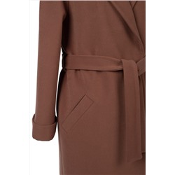 01-11979 Пальто женское демисезонное (пояс)