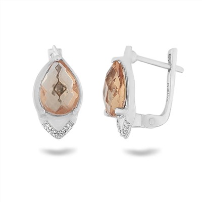 Серьги, султанит, Моника