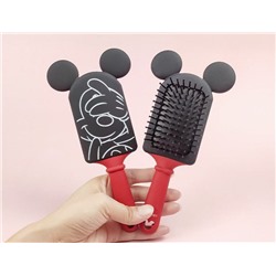 SALE! Массажная расческа Disney Mickey Mouse, на мягкой подушечке,1 шт. Черный+ красный.