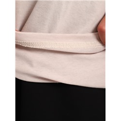 Футболка "Глаза" бежевый