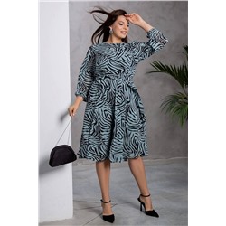 Daloria 1671 голубой-черный, Платье