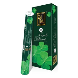 GOOD FORTUNE fab series, Premium Incense Sticks, Zed Black (ДОБРАЯ УДАЧА премиум благовония палочки, Зед Блэк), уп. 20 палочек.