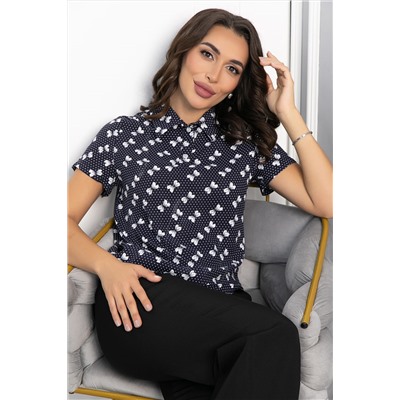 Поло Тренди (синее/бант) Б14100-10М