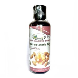 HONEY & ALMOND SHAMPOO, SLS & Paraben Free, Karmeshu (Шампунь МЕД И МИНДАЛЬ, без сульфатов и парабенов, Кармешу), 210 мл.