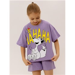 Костюм ФЛ-23 "Комиксы" лиловый