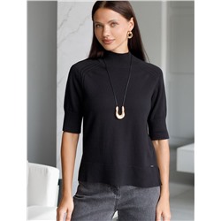 Джемпер тонкой вязки из хлопка с кашемиром