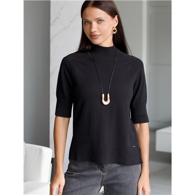 Джемпер тонкой вязки из хлопка с кашемиром