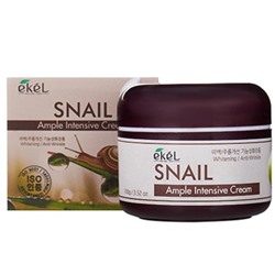 EKEL Крем д/лица с муцином улитки  Ample Intensive Cream Snail 100г