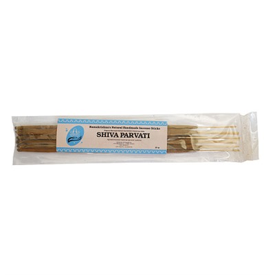 SHIVA PARVATI Ramakrishna's Natural Handmade Incense Sticks (ШИВА ПАРВАТИ натуральные благовония ручной работы, Рамакришна), 20 г.