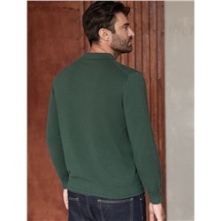 Джемпер-поло из хлопка с нейлоном