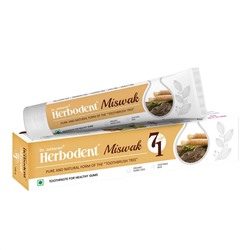Herbodent MISWAK 7in1 Toothpaste, Dr. Jaikaran (Хербодент МИСВАК 7в1 зубная паста для здоровых десен, Доктор Джейкаран), 100 г.
