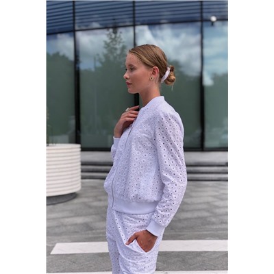 i3i Fashion 400/2 белый, Брюки,  Бомбер