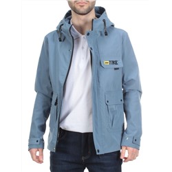77KE GRAY/BLUE Куртка мужская демисезонная 77KE (100% полиэстер) размер M- 40 российский