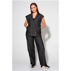 Liona Style 868 черный, Брюки,  Жилет