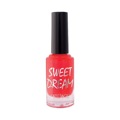 Лак для ногтей LATUAGE SWEET DREAM тон 511 нежно красный перламутровый песок