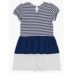 Платье  UD 1435 син/белый