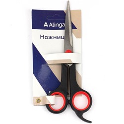 Ножницы 17см Alingar прорезиновые ручки AL6607