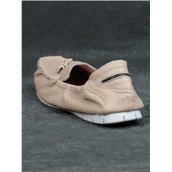 D310X LIGHT BEIGE Мокасины женские (натуральная кожа) размер 36