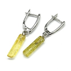 Серьги гелиодор 5*16мм