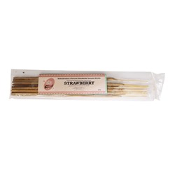 STRAWBERRY Ramakrishna's Natural Handmade Incense Sticks (КЛУБНИКА натуральные благовония ручной работы, Рамакришна), 20 г.