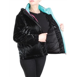 D003 BLACK Куртка демисезонная женская (100 гр. синтепон) размеры 48-50-52-54-56