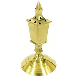 Подставка под благовония ФОНАРЬ (латунь, высота 10 см.), 1 шт.