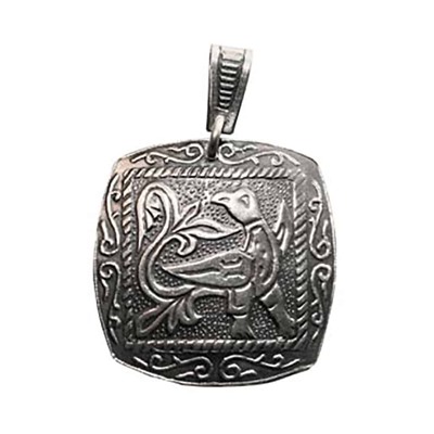 Подвеска "Птица" мельхиор 044 SH DT13.044s