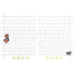 Тренируем руку. Пишем и рисуем по строчкам. 3-5 лет. Прописи для дошкольников