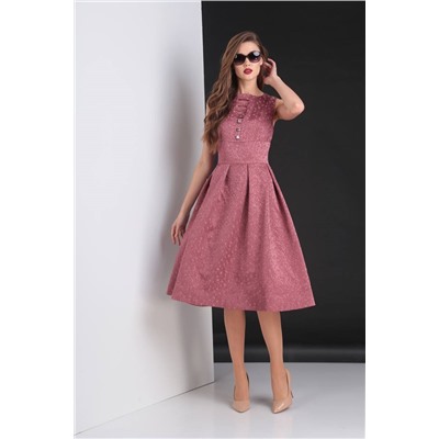 Viola Style 0807 темно-розовый, Платье