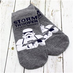 Короткие носки р.37-44 "Star Wars" Клон Серые