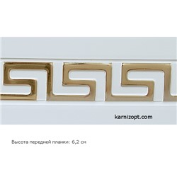 Бленда "Олимп" белый/золото