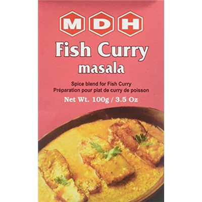FISH CURRY Masala, MDH (Смесь специй ДЛЯ РЫБЫ, Фиш Карри Масала, Махашиан Ди Хатти), 100 г.