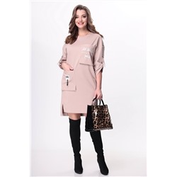 Taita plus 2133/15-1 розовый, Платье