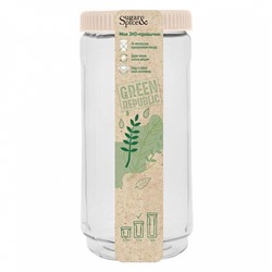 Банка для сыпучих продуктов Green Republic 1,1 л SE2249GR лён