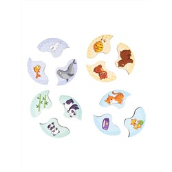 Деревянные пазлы для детей «Мои первые пазлы. Мама и малыш» 36 элементов