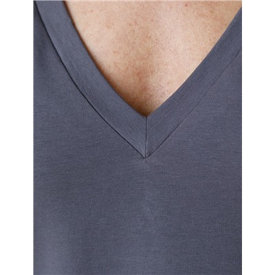 Футболка из премиального хлопка с эластаном