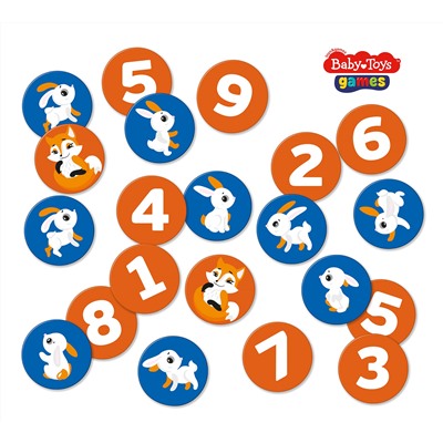 Настольная игра «Смелые зайцы» Baby Toys Gаmes