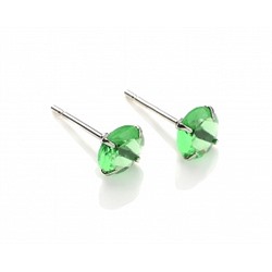 Серьги-гвоздики PR1469 -8 салат