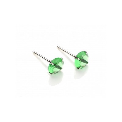 Серьги-гвоздики PR1469 -8 салат