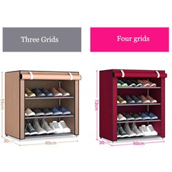 Тканевый стеллаж для обуви Shoe Cabinet 8238