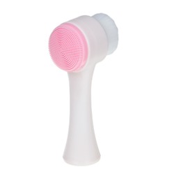 SILAPRO Массажер-щетка для умывания лица, 13x4см, силикон 2 цвета
