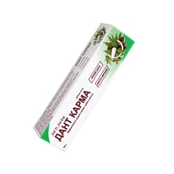 DANT KARMA Dental Cream HERBAL, Day To Day (ДАНТ КАРМА, Зубная паста ТРАВЯНАЯ, укрепляет десна, борется с микробами, Дэй Ту Дэй Кэр), 100 г.