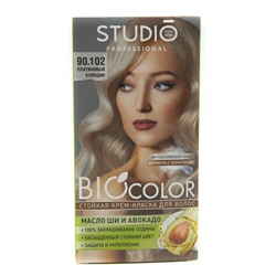 STUDIO  BIOCOLOR Крем-краска стойкая 90.102 платиновый блондин