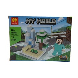 Конструктор MyWorld 71дет. 19*14см / коробка SH003-4