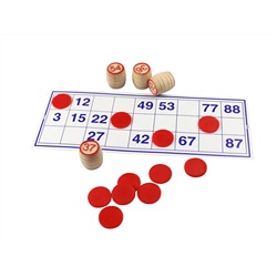 Настольная игра русское лото в жестяной коробке «Узоры» с деревянными бочонками