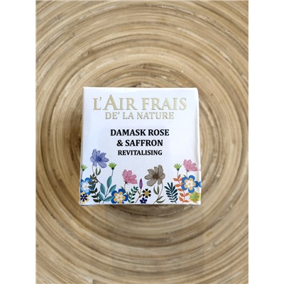 L'air Frais De'la Nature DAMASK ROSE & SAFFRON Revitalising Cream (ДАМАССКАЯ РОЗА И ШАФРАН восстанавливающий крем для лица), 50 г.