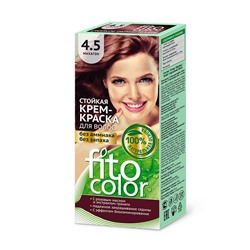 Стойкая крем-краска для волос серии Fitocolor, тон 4.5 махагон 115мл